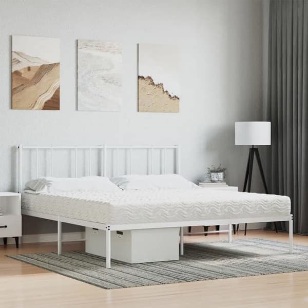 Maison Exclusive - Vit skummadrass 180x200 cm hårdhet H2 H3