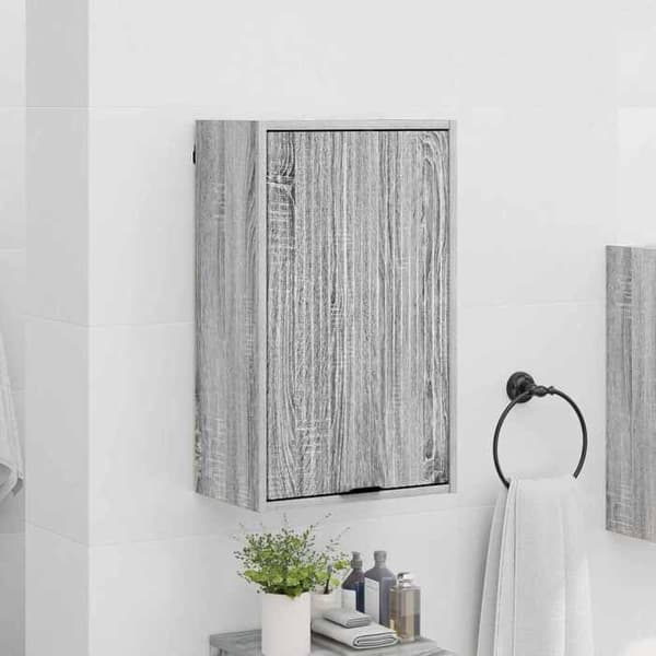Maison Exclusive - Badeværelsesskab Grå Sonoma 39 x 23,5 x 65 cm