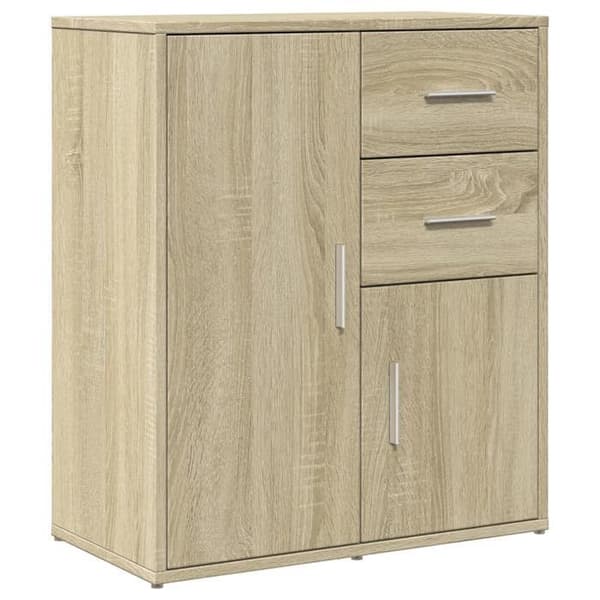 Maison Exclusive - Buffé ek sonoma 60x31x70 cm ingenjörsträ