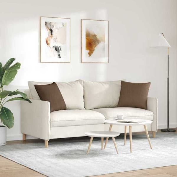 Maison Exclusive - Soffkuddar 2 st tyg Brun 45 x 45 cm brun
