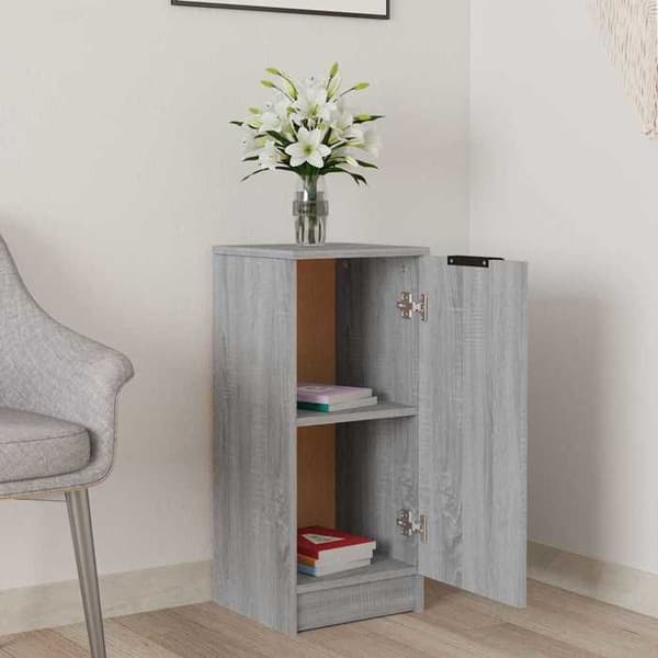 Maison Exclusive - Buffet Sonoma grå 30x30x70 cm Ingeniørtræ Sonoma grå