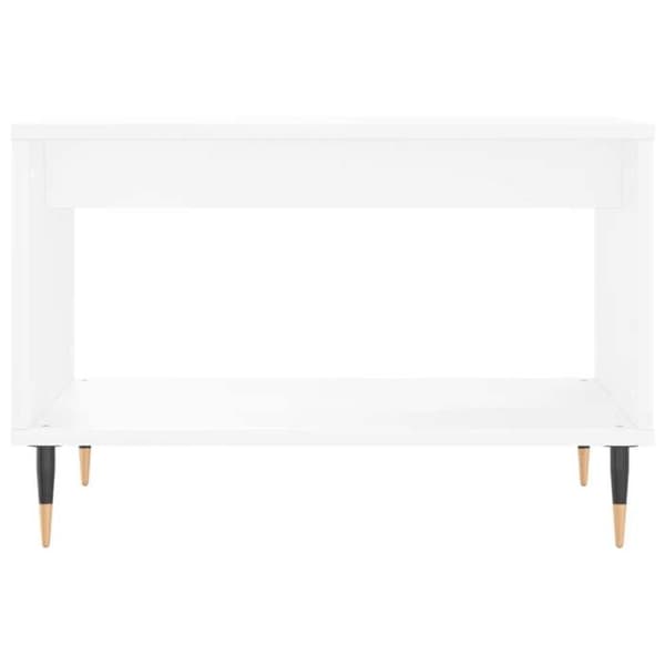 Bord - EKSKLUSIV HUS - 60x50x40 cm - Hvid - Ingeniørtræ - Jernben Vit