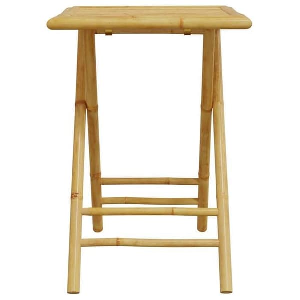 Maison Exclusive - Fällbart trädgårdsbord 55x55x75 cm bambu