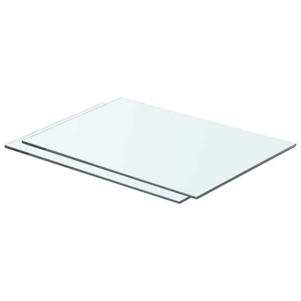 Maison Exclusive - Hyllpaneler 2 st Glas Transparent 50 x 30 cm Transparent