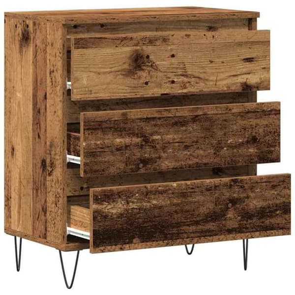Buffé - EXKLUSIVT HEM - 60 x 35 x 70 cm - Ingenjörsträ - Lådor - Modern design