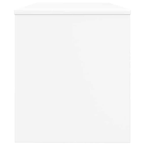 Maison Exclusive - TV-möbel 100 x 35 x 40 cm Vit Ingenjörsträ Vit