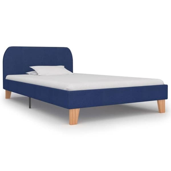 Sengestel - Eksklusiv Hus - 90x200 cm - Blå - Enkel og elegant design blå