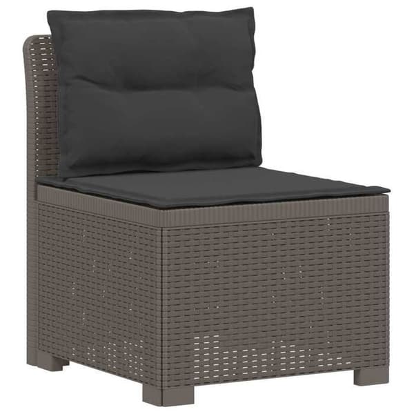 Maison Exclusive - Have Sofa 7 Pladser med Puder Rattan Look PP