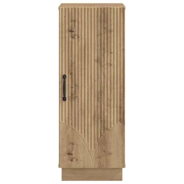 Buffet - EKSKLUSIVT HUS - 33 x 34,5 x 87 cm - Eg look - Spånplader - Rummelig opbevaring Ek