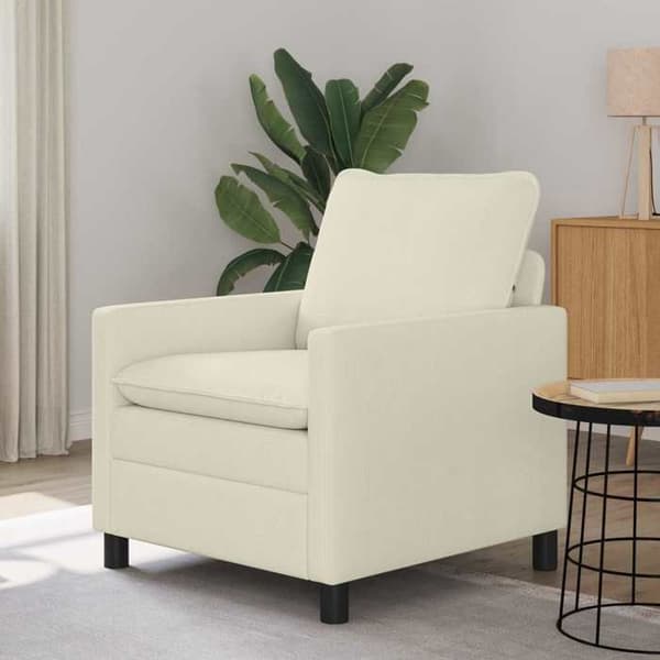 Maison Exclusive - Creme Sofa 76 x 81 x 87,5 cm Stof