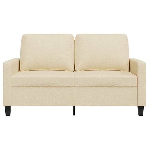 Maison Exclusive - 2-personers sofa Creme 120 cm Stof