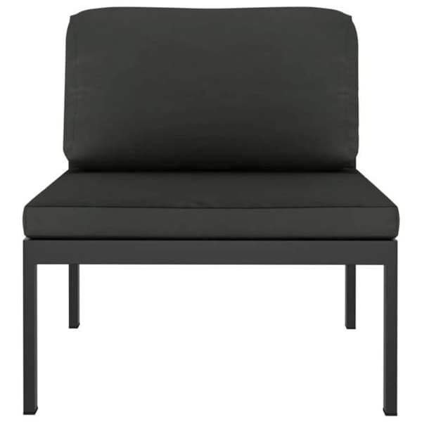 Havemøbler - Modulær - Aluminium - Antracit - 7 dele antracit