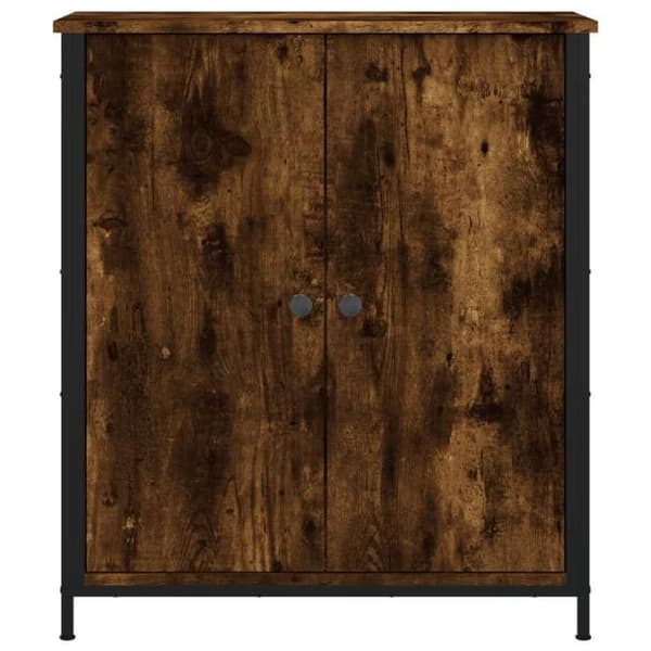 Maison Exclusive - Buffé i rökig ek 70x30x80 cm ingenjörsträ