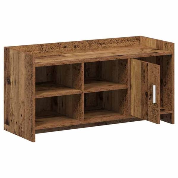 Skoopbevaring - EKSKLUSIV HUS - Skab - Ingeniørtræ - 100 x 39,5 x 51 cm - 90° svingdøre