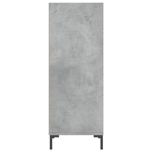 Maison Exclusive - Buffet grå beton 34,5x32,5x90 cm ingeniørtræ