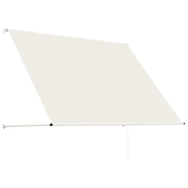 Maison Exclusive - Fällbart tak 200x150 cm Kräm Grädde