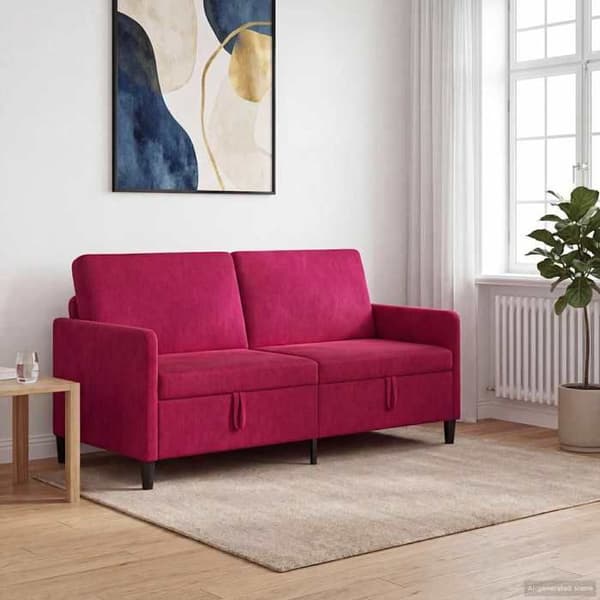 Maison Exclusive - Sofa med opbevaring Bordeaux 172 x 78 x 87 cm Polyester