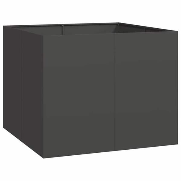 Maison Exclusive - Sort jardinière 100x100x80 cm stål