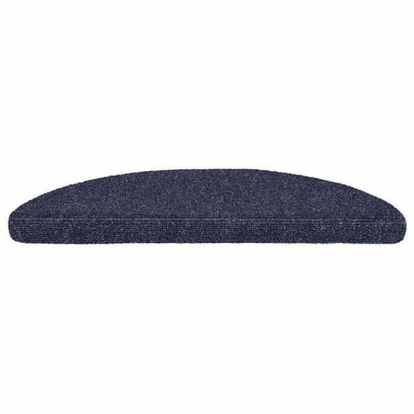 Maison Exclusive - Selvklæbende trappetæpper 15 stk. 56x17x3 cm Blå Blå