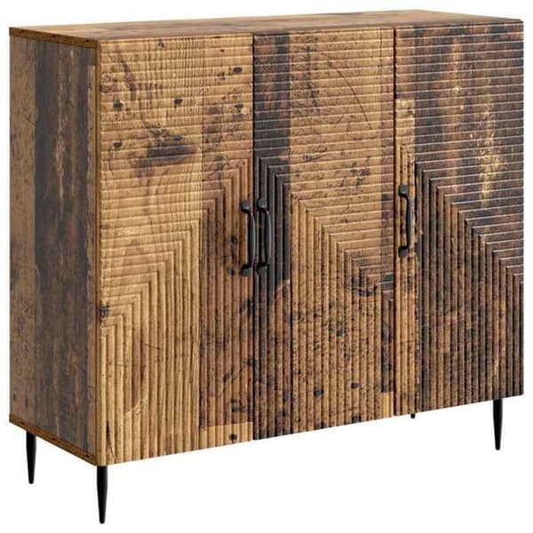 Maison Exclusive - Buffé i gammalt trä 89 x 34,5 x 80 cm Ingenjörsträ