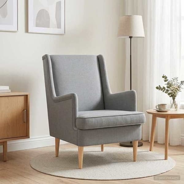 Maison Exclusive - Lysegrå Stol i Stof