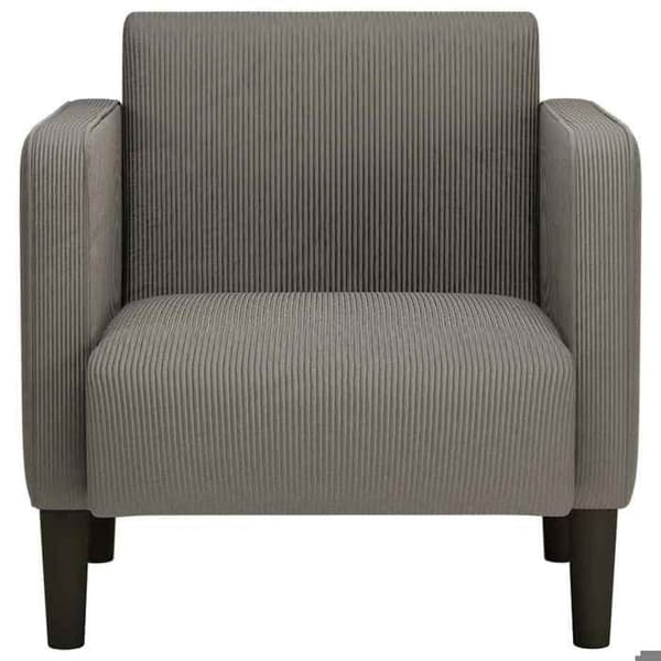 Maison Exclusive - Sofa-stol med armlæn i lys grå 54 cm i fløjl