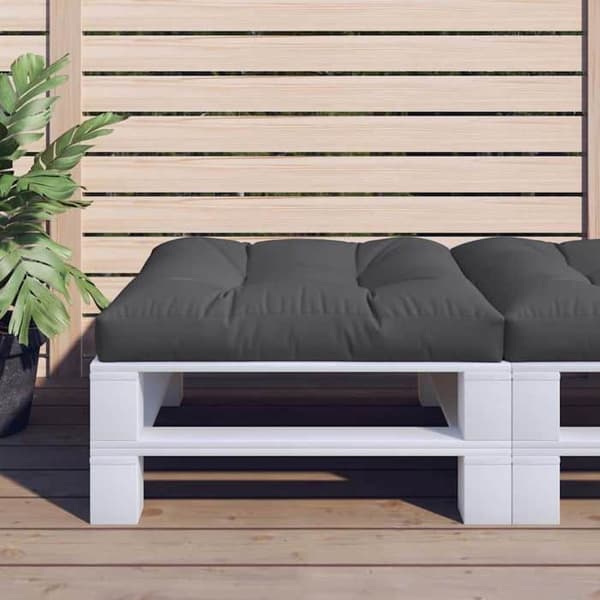 Maison Exclusive - Sort palle pude 70x70x12 cm stof