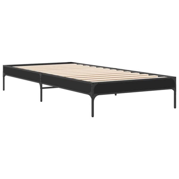 Maison Exclusive - Sengestel uden madras sort 100x200 cm Svart