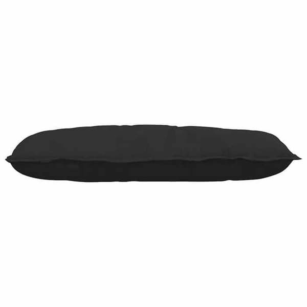 Rygpude - MAISON EXCLUSIVE - Moderne design - Sort - 100 x 50 cm - Mikrofiber Svart