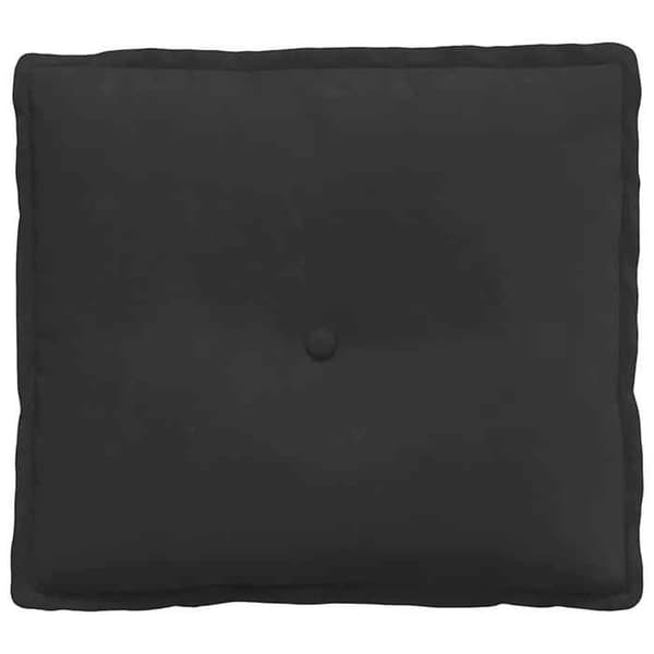 Maison Exclusive - Sort Rygpude 50 x 45 cm Mikrofiberstof