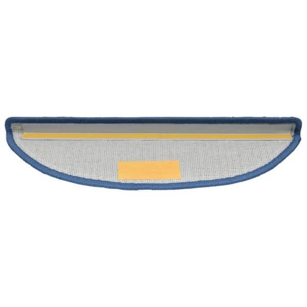 Maison Exclusive - Trappmatta 10 delar 56 x 17 x 3 cm Blå Halvcirkel Blå