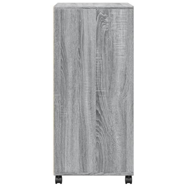 Maison Exclusive - Sonoma grå rullskåp 55x40x91 cm ingenjörsträ