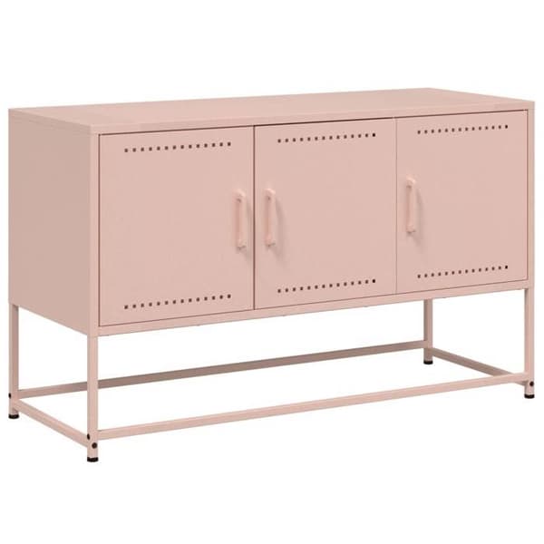 TV-møbel - MAISON EXCLUSIVE - Maison Exclusive - Rosa - Robust stål - 3 rum Ros