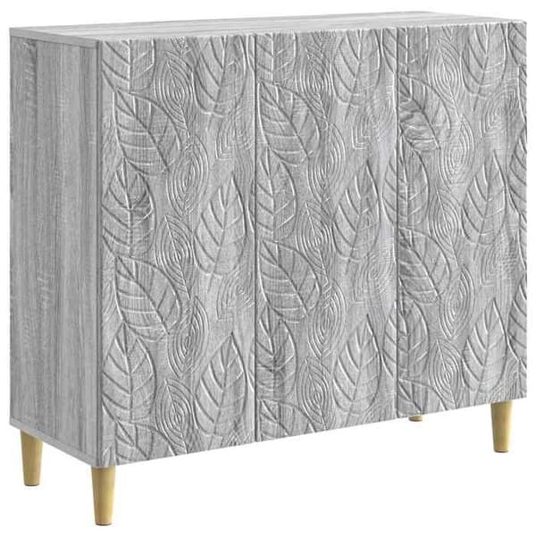 Maison Exclusive - Buffet Sonoma grå 89 x 34,5 x 80 cm Ingeniørtræ