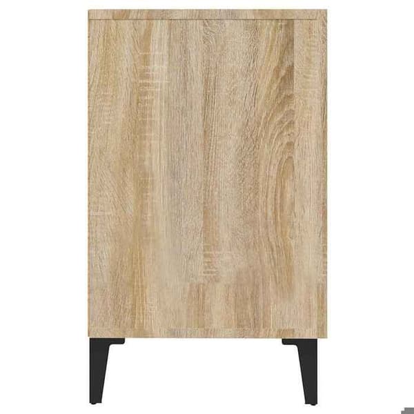 Maison Exclusive - Buffé ek sonoma 100x36x60 cm ingenjörsträ