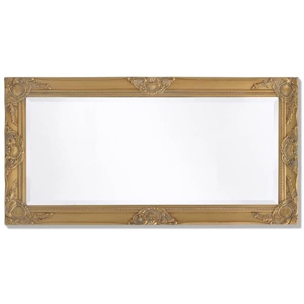 Maison Exclusive - Barockstil väggspegel 100x50 cm Guld gyllene