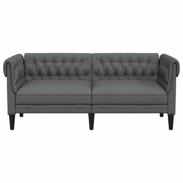 Maison Exclusive - Chesterfield 2-personers sofa mørkegrå stof