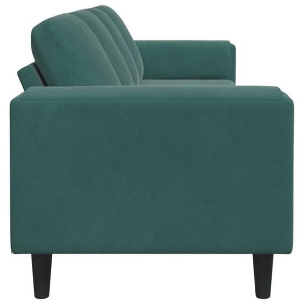 Soffa - EXKLUSIVT HUS - 250x77x76 cm - Mörkgrön - Polyester tyg - Nutida Mörkgrön