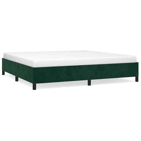 Maison Exclusive - Patja ilman runkoa tummanvihreä 200x200 cm sametti