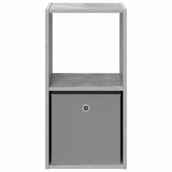 Natteskab - EKSKLUSIV HUS - Sæt af 2 - Beton grå - Ingeniørtræ - 35 x 32 x 68,5 cm Betonggrå