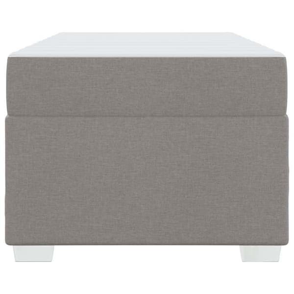 Maison Exclusive - Sängram Taupe 100 x 200 cm tyg