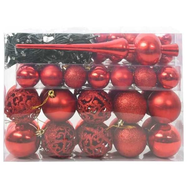 Julgransbollar - EXKLUSIV HEM - LED-set - Varm vit - USB - Inomhus Vit varm