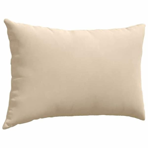 Soffkuddar - EXKLUSIVT HEM - 2 st 60 x 40 cm - Kräm - Dragkedja - Polyesterfyllning Grädde