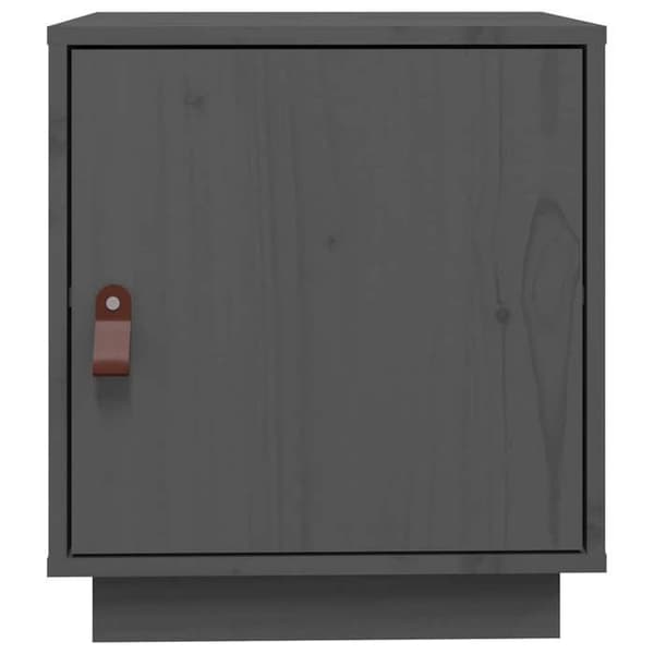 Maison Exclusive - Yöpöydät 2 kpl Harmaa 40x34x45 cm Massiivipuu Grå