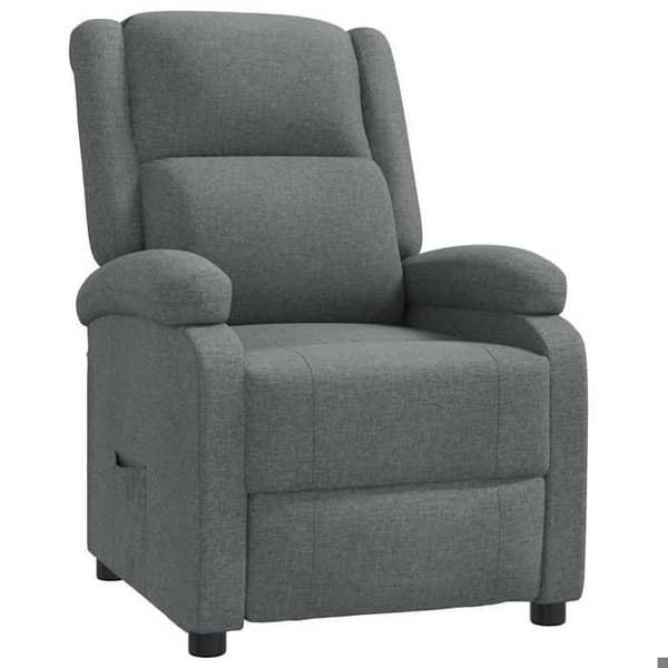 Maison Exclusive - Grått tyg reclinerfåtölj