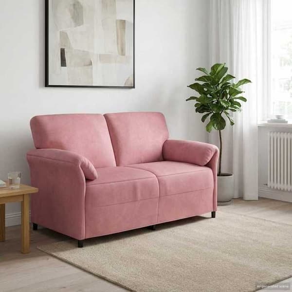 Maison Exclusive - Sofa 2 pladser Rosa Velour