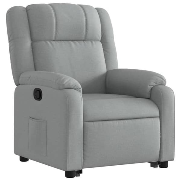 Maison Exclusive - Lätt grå recliner i tyg