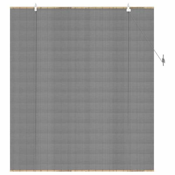 Maison Exclusive - Rullgardin Grå 130 x 160 cm Bambus Grå