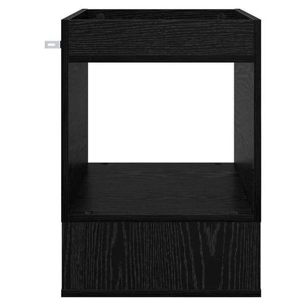 Maison Exclusive - Sidebord Sort eg 40 x 40 x 56 cm Ingeniørtræ