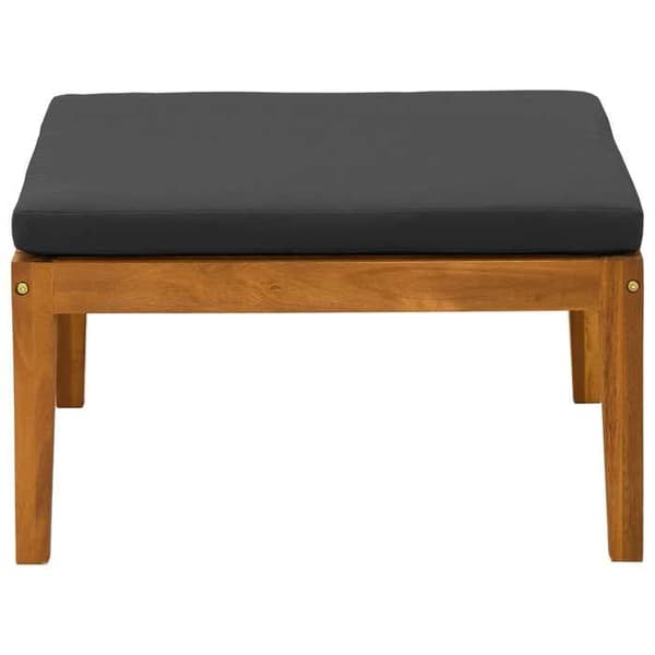Ute-soffa - EXKLUSIVT HUS - Massivt akaciaträ - Modulär design - Brun - Lättskött